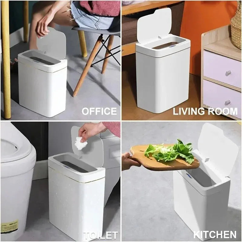 Smart Touchless Trash Bin™ Ideal for Kitchen/Bathroom
