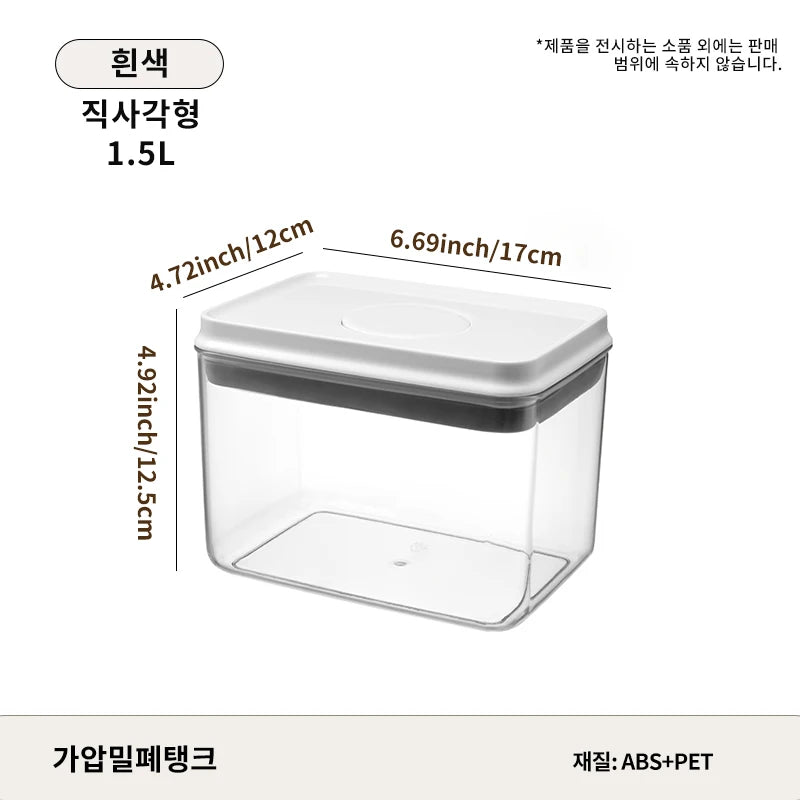 Press-Seal Kitchen Storage Canister™ Airtight Containers