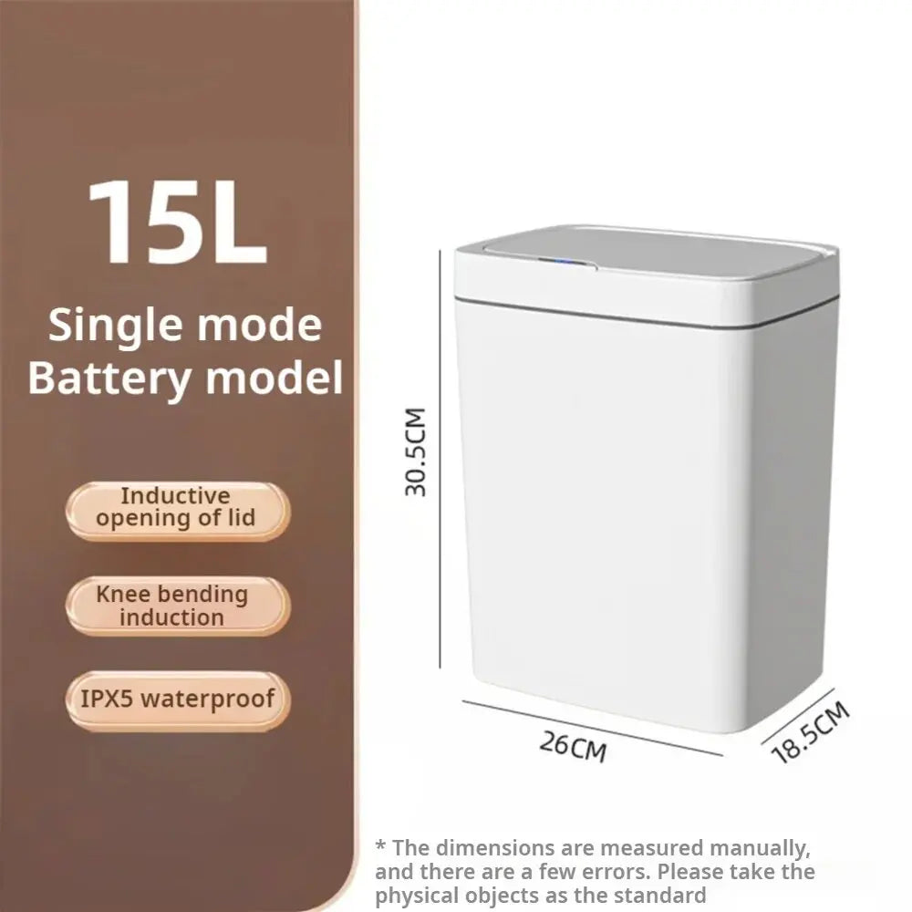 Smart Touchless Trash Bin™ Ideal for Kitchen/Bathroom