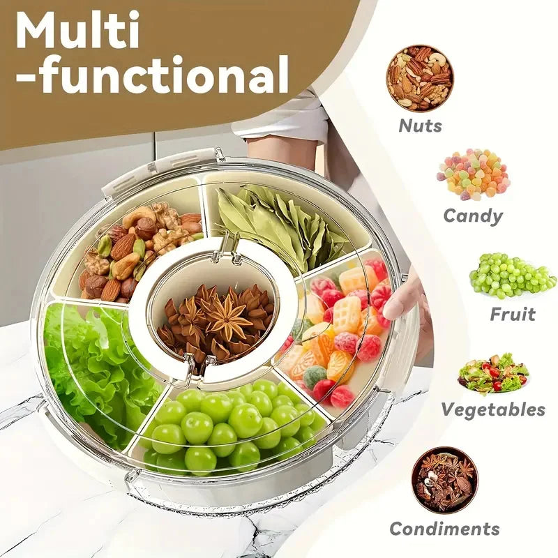 Rotating Snack Serving Tray™
