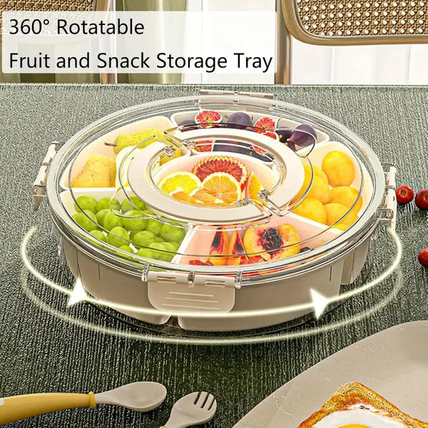 Rotating Snack Serving Tray™