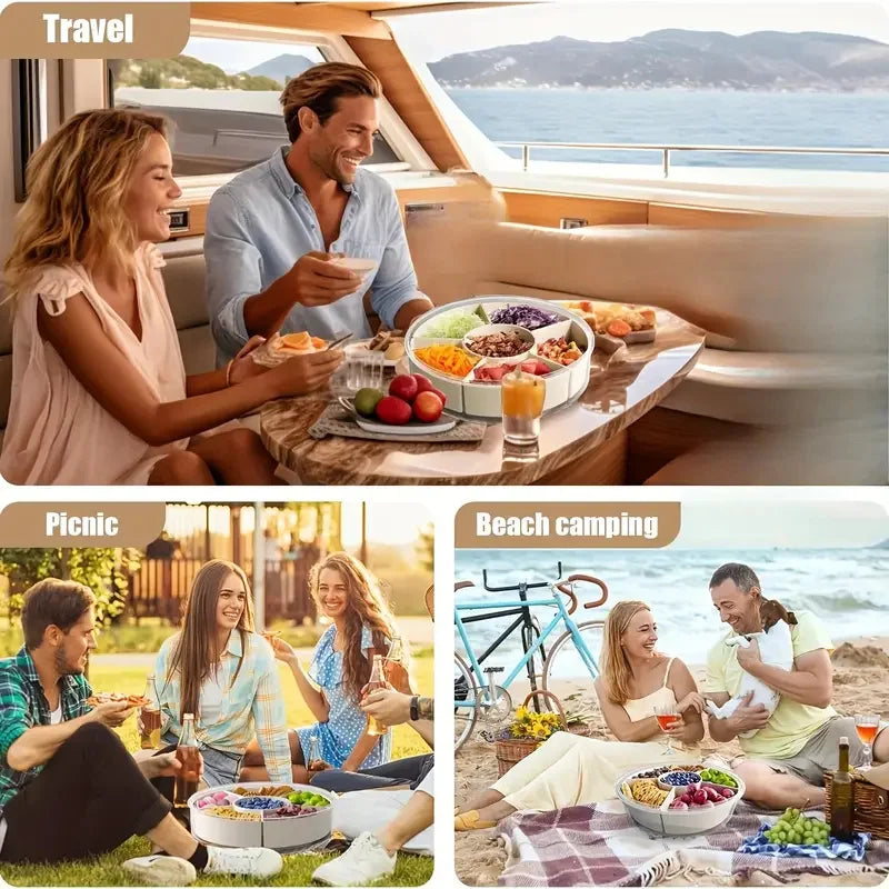 Rotating Snack Serving Tray™