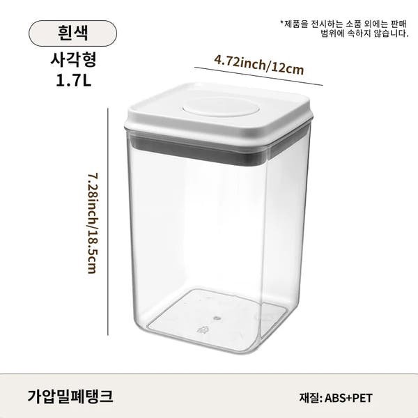 Press-Seal Kitchen Storage Canister™  Airtight Containers