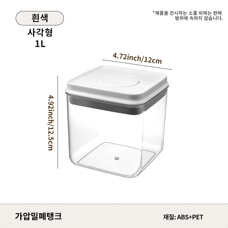 Press-Seal Kitchen Storage Canister™  Airtight Containers